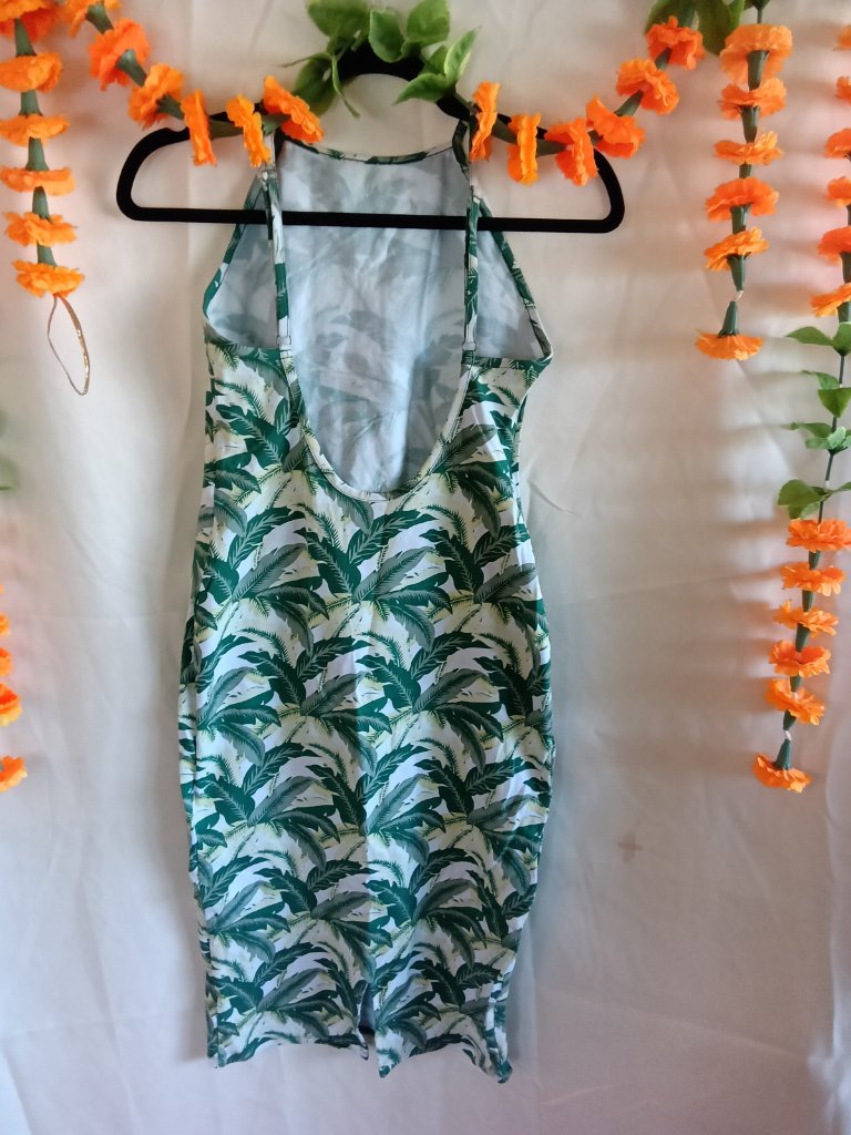 Manners London Nata Dress In Green Banana Leaf - M/L — image 3 of 4